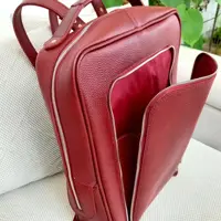 کوله پشتی چرم همراه با ضربه گیر