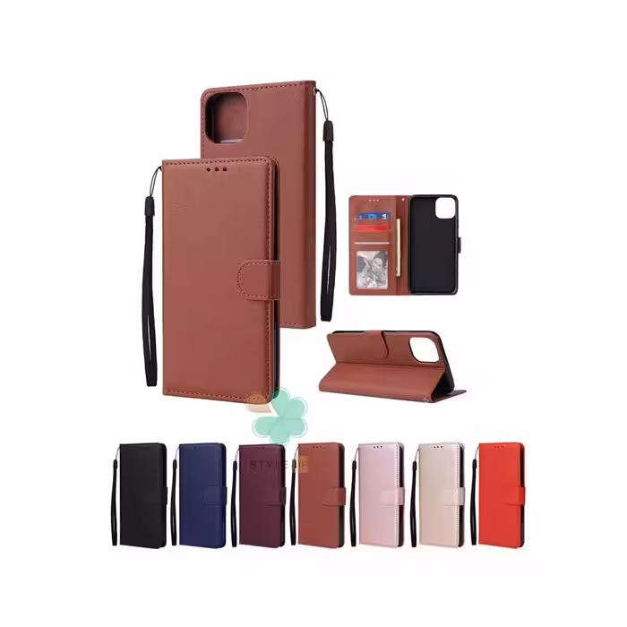 کیف گوشی چرمی مدل ایمپریال قفل دار مناسب Xiaomi Redmi 12