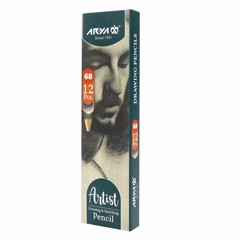 مداد طراحی آریا مدل Artist کد 3505 بسته 12 عددی