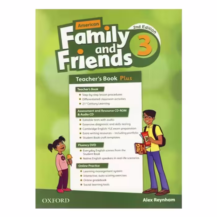 Teachers book American Family and Friends 3 Second Edition کتاب