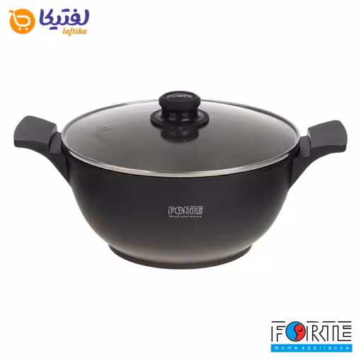 قابلمه گرانیتی فورته مدل اسکار پلاس سایز 28 مشکی