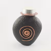 جاشمعی سنگی با رنگ طبیعی