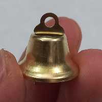 زنگوله فلزی طلایی سایز 15 میلی