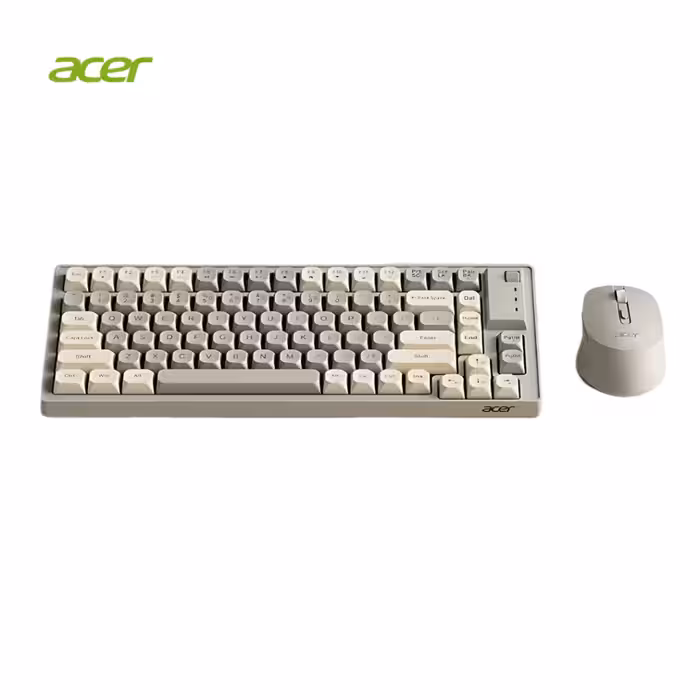 ست موس و کیبورد ایسر مدل Acer OCC204 Mouse And Keyboard 86-Key Set Wireless Bluetooth RGB