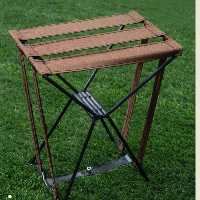 صندلی تاشو بسیار کوچک و سبک و قابل حمل با نوار محکم و تحمل وزن تا 140 کیلو به همراه کیف حمل