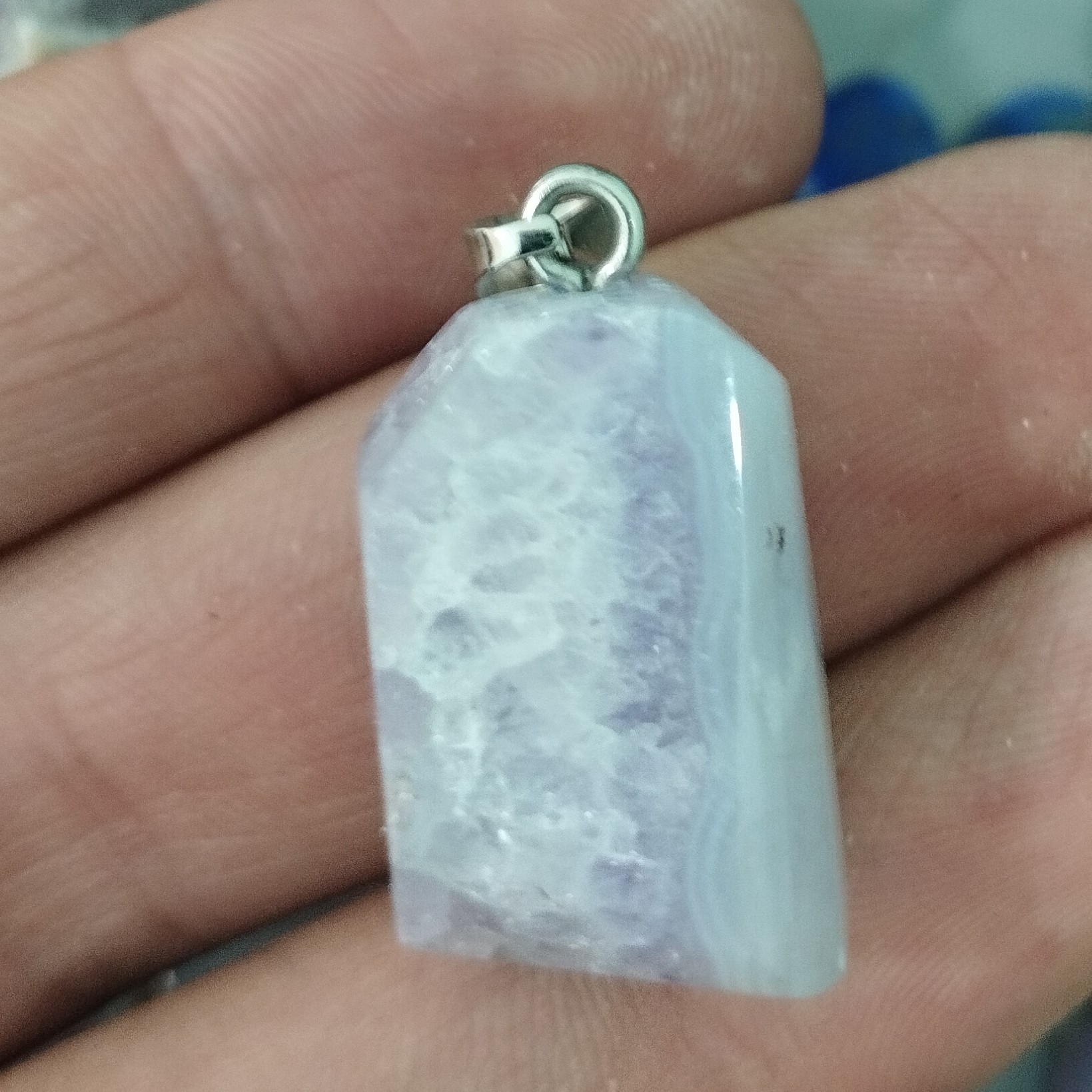 گردنبند آمیتیس دستساز قد 22میلیمتر پهنا 17میلیمتر 