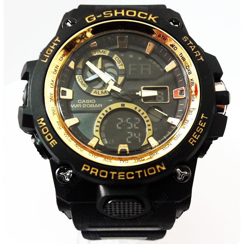 ساعت کاسیو جی شاک مشکی طلایی کد G Shock Gold 002
