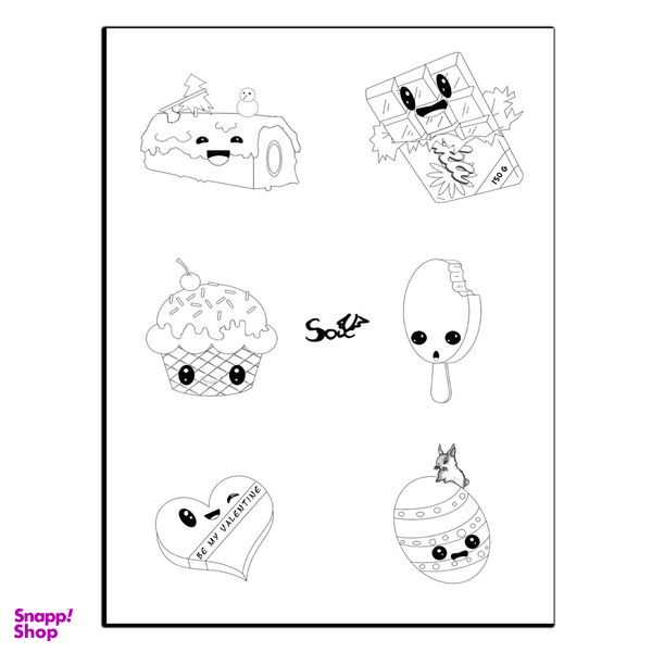 تابلو شاسی بکلیت طرح الگو نقاشی بستنی مدل SH-13941