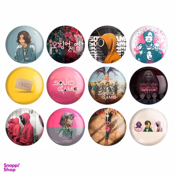 پیکسل ترمه طراحان ایده مدل سریال squid Game کد 1640 مجموعه 12 عددی