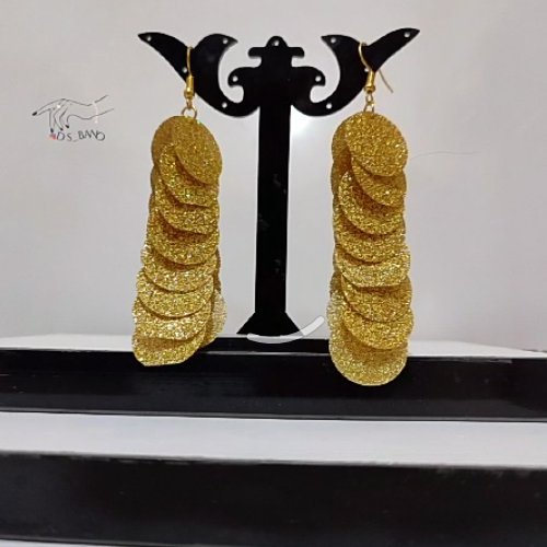 گوشواره پولکی پک چهار عددی ( دو جفت )