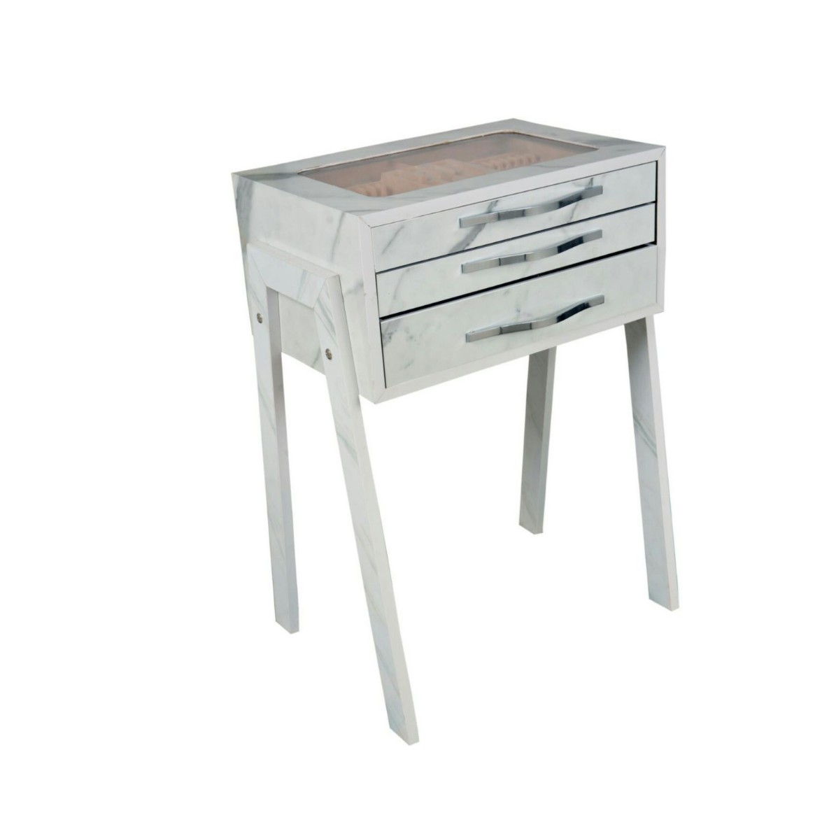 کنسول قاشق وچنگال پایه دار گل رز  کنسول هایگلاس طلق مخمل ارسال به سراسر ایران با خرید حتی 1عدد  