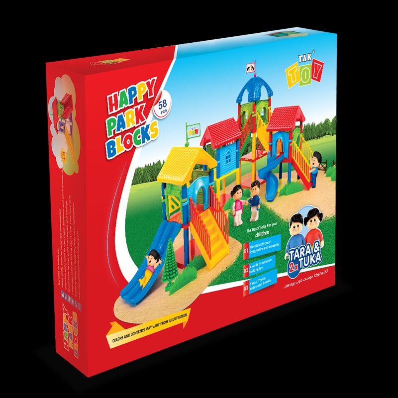 اسباب بازی ساختنی پارک شادی 58 قطعه