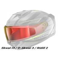 کلاه کاسکت موتورسیکلت زرد Skwal I3 D Skwal3 Ridill 2 ایمنی شیشه Vz40010 طلا شارک Shark