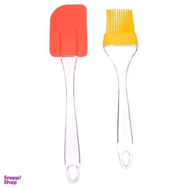 برس و لیسک سیلیکونی مدل پوپک مجموعه 2 عددی