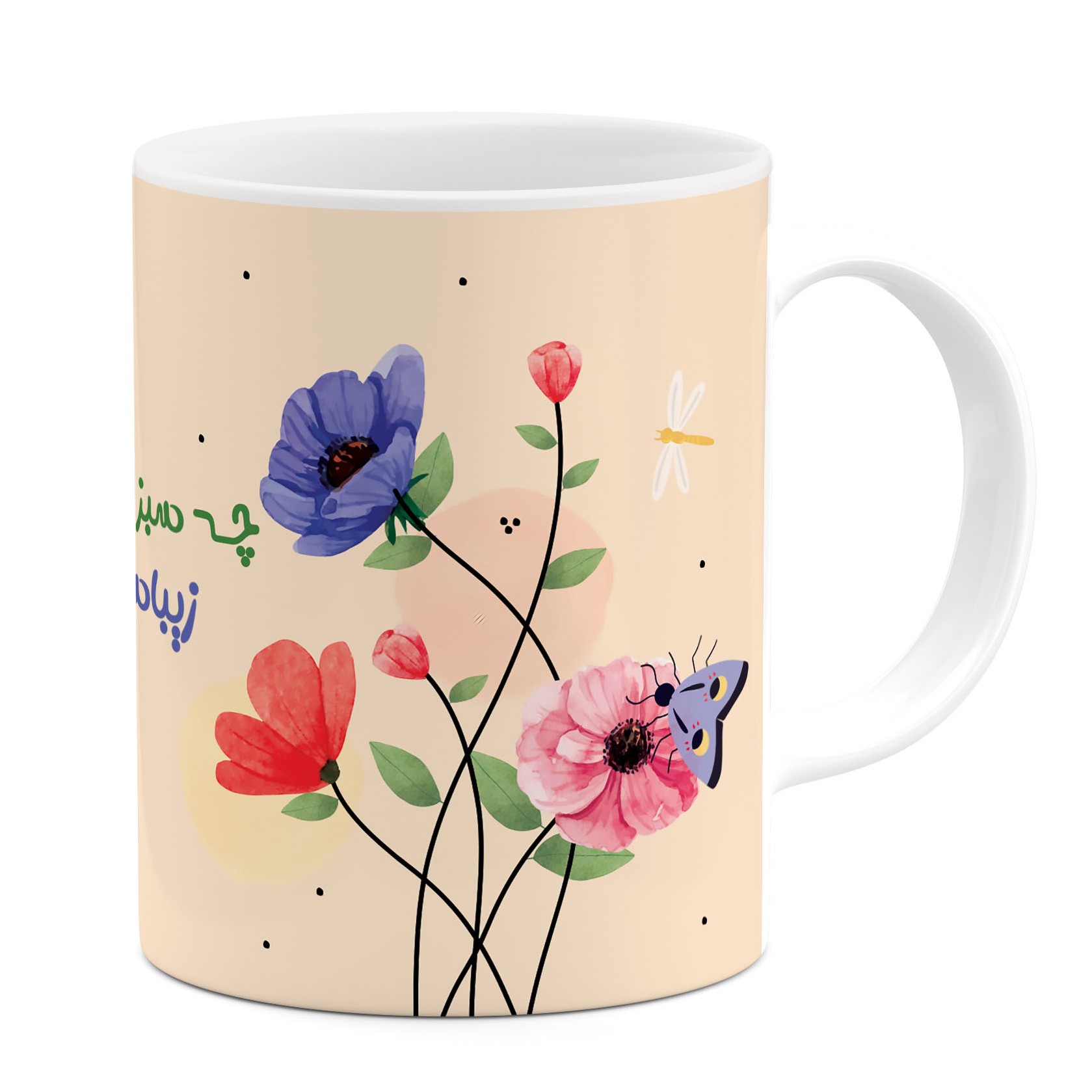 ماگ طرح ماه اردیبهشت مدل mug00107