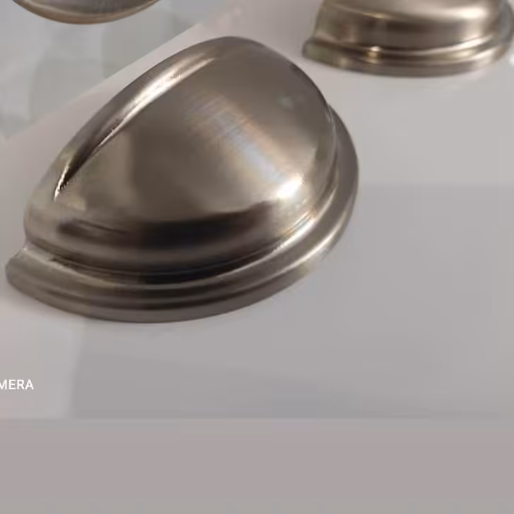 دستگیره کابینتی طرح نیم دایره(206) رنگ استیل خش دار جنس سرب اصلی وارداتی