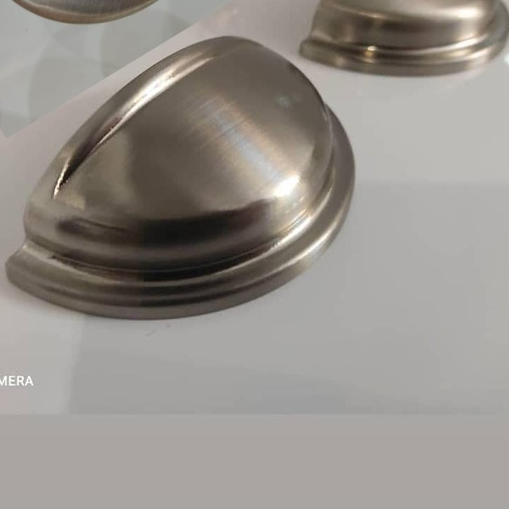 دستگیره کابینتی طرح نیم دایره(206) رنگ استیل خش دار جنس سرب اصلی وارداتی