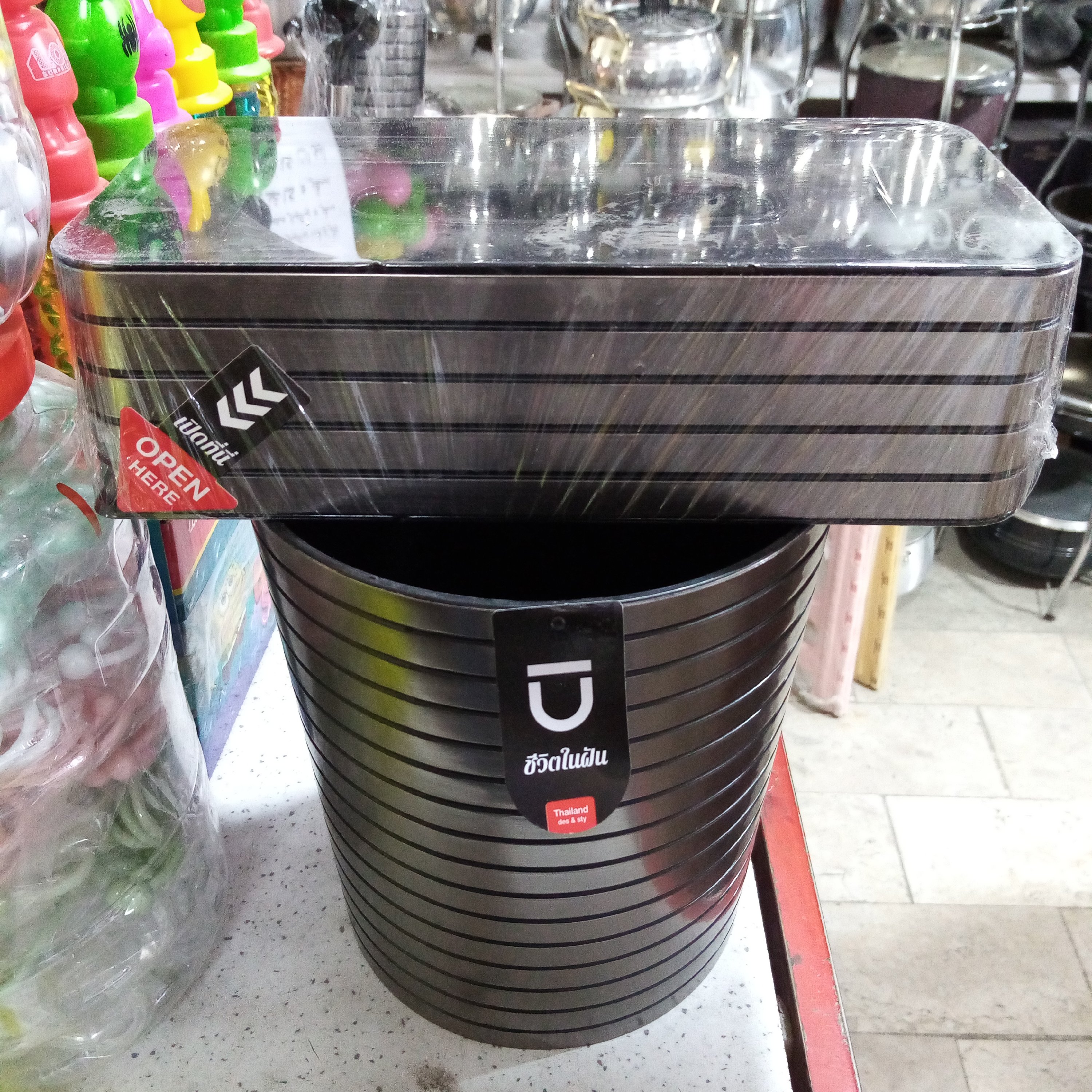 ست سطل و دستمال رومیزی تایلندی اصلی