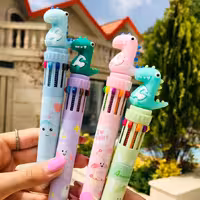 خودکار 10 رنگ دایناسور 