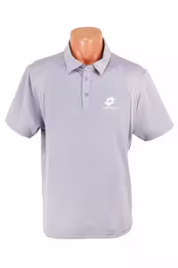 تی شرت ورزشی آبی مردانه Dario Solid 3M Polo T Grey Lotto