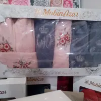 حوله سرویس دوقلو بانخ رینک در 6 رنگ وگلدوزی شده 