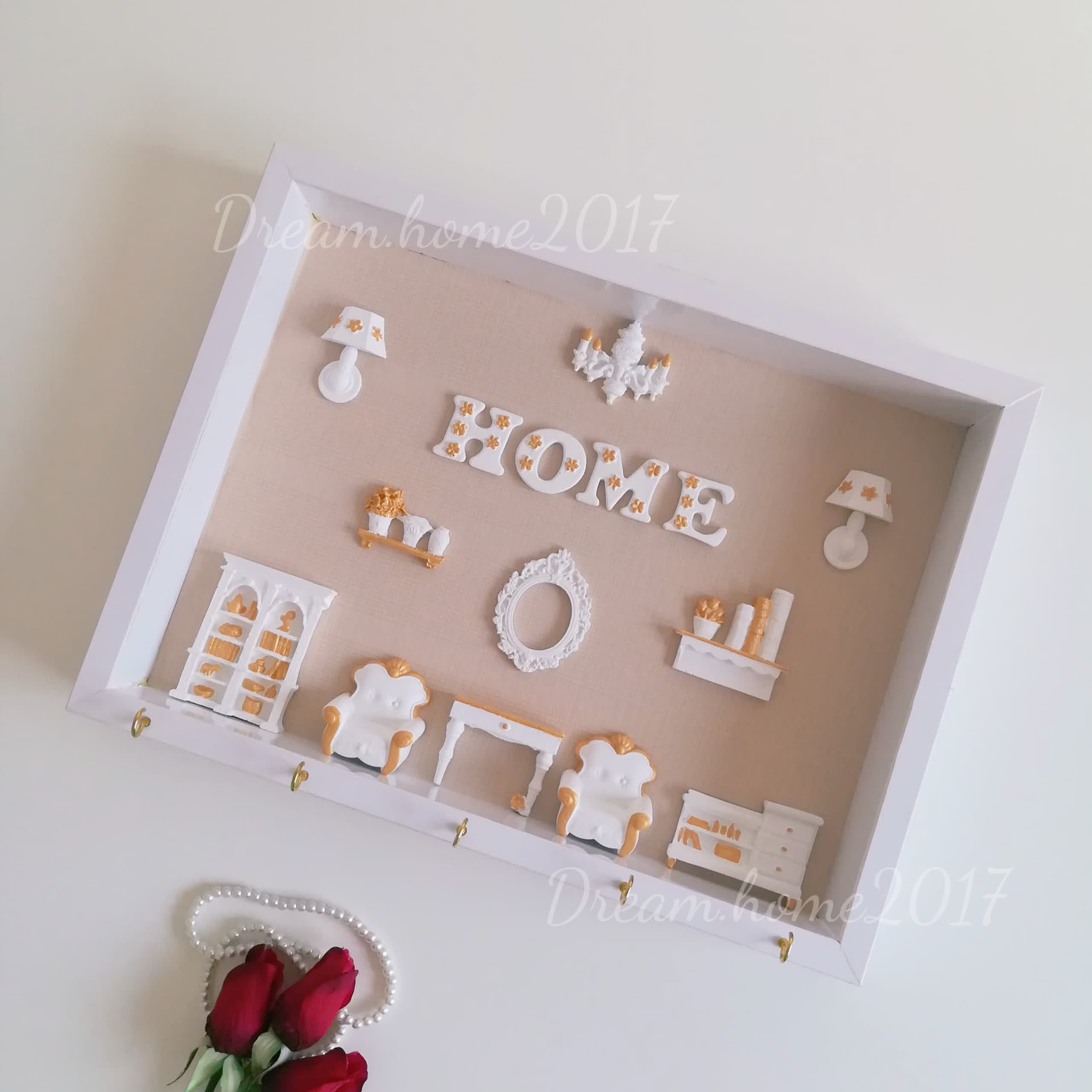 قاب دکوراتیو جاکلیدی دکوراتیو جاکلیدی وسایل خانه قاب دکوراتیو هدیه valentine 