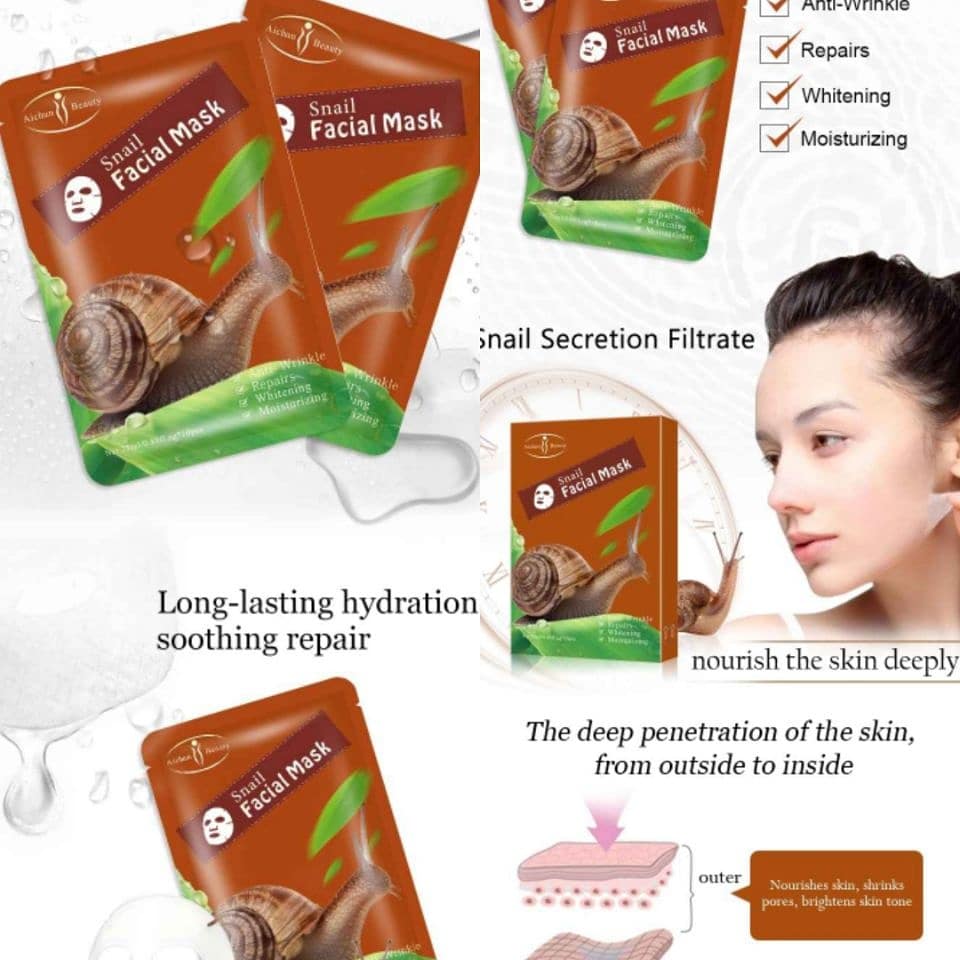 ماسک صورت ورقه ای حلزون آیچون بیوتی