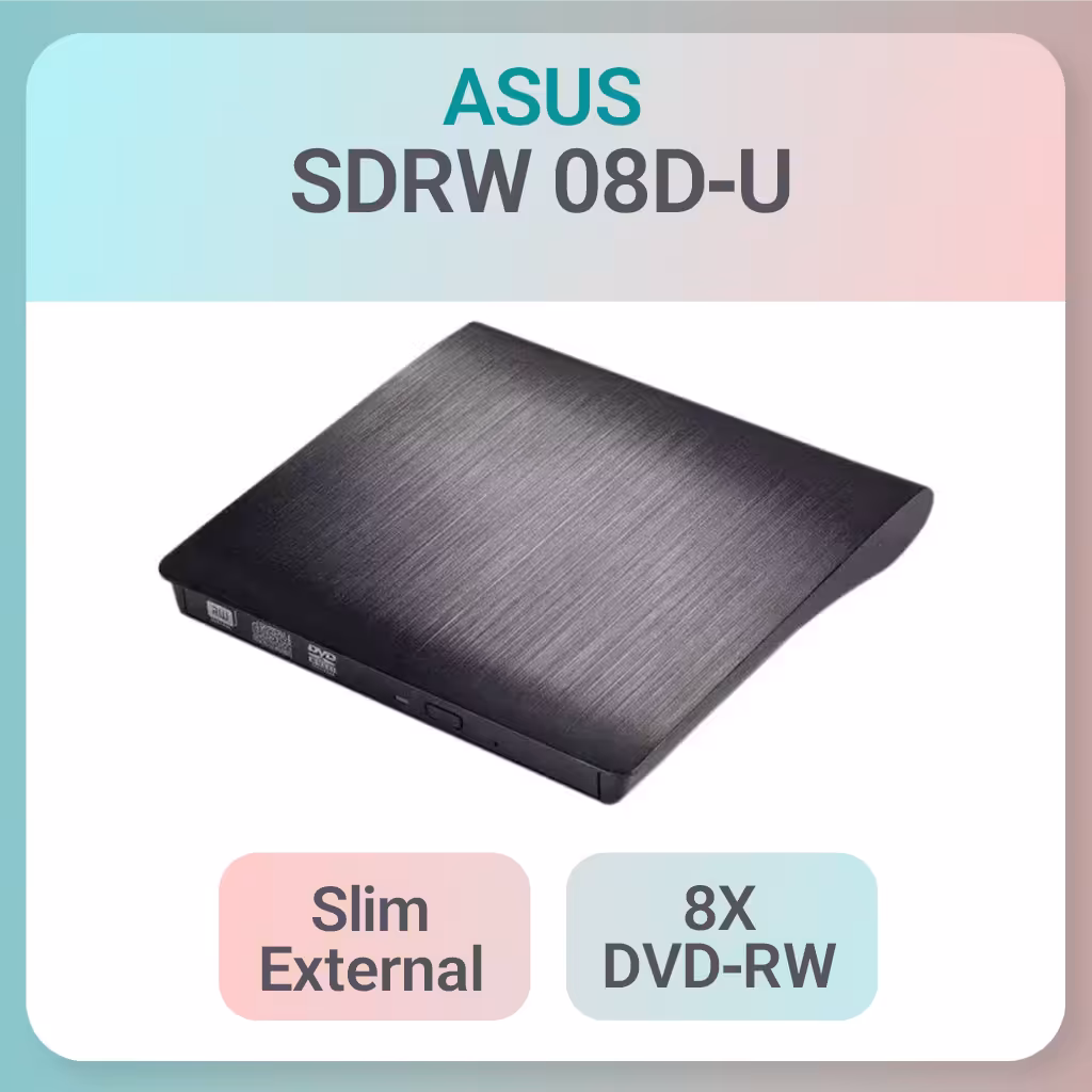دی وی دی درایو اکسترنال Asus SDRW 08D-U