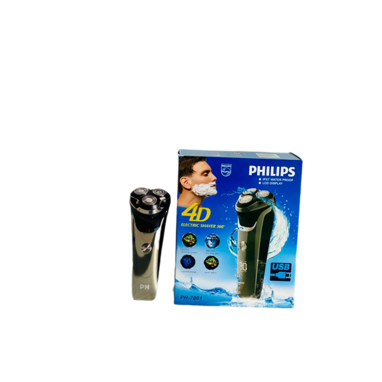 ریشتراش سه تیغ  فلیپس مدل 7001