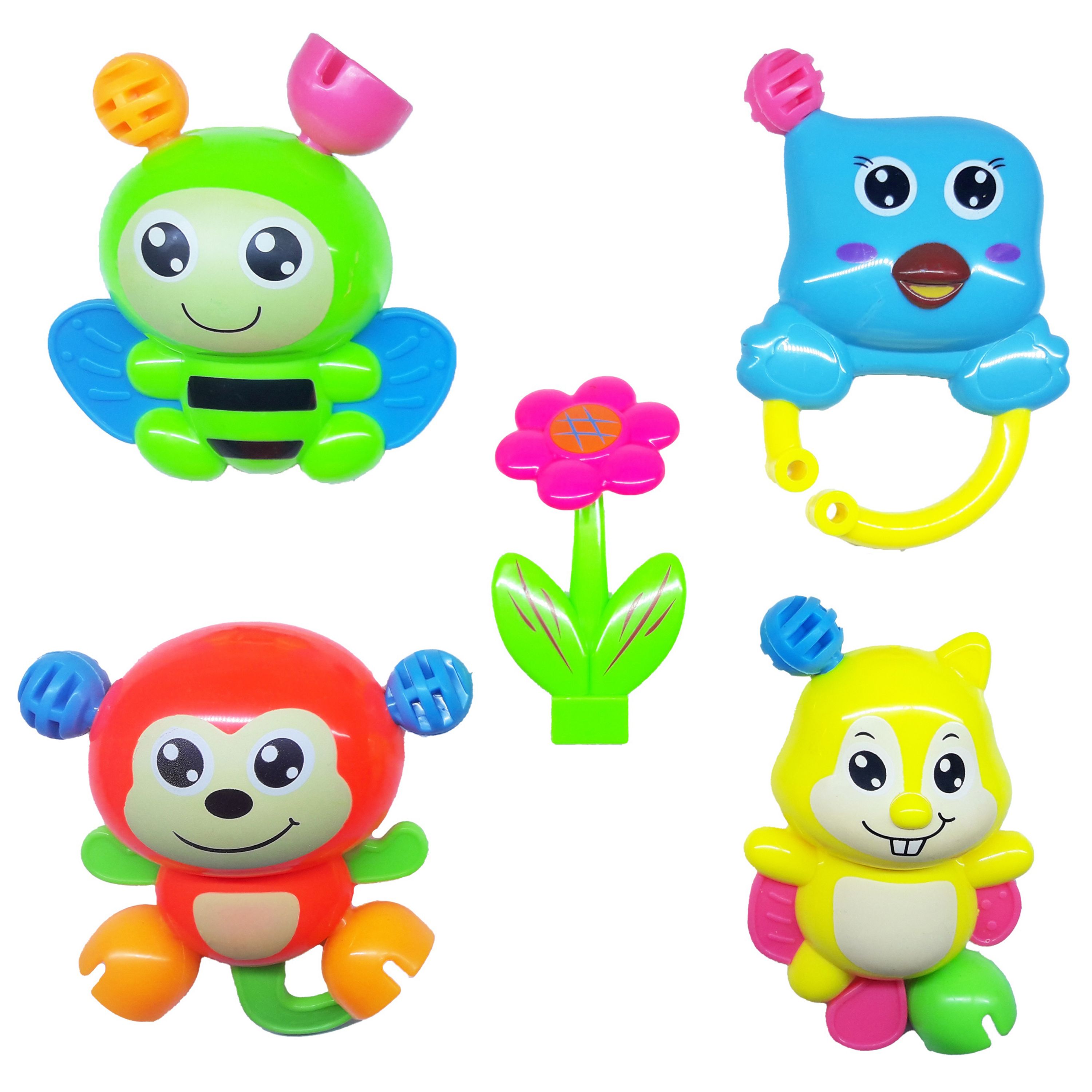 جغجغه مدل happy مجموعه 5 عددی