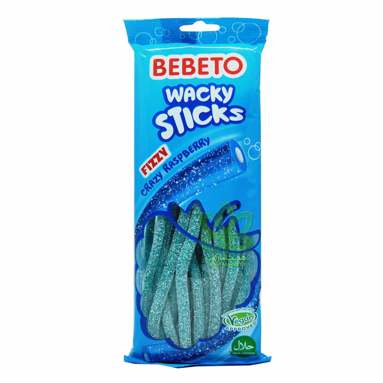 پاستیل ببتو رزبری شکری لوله ای 180 گرم - bebeto