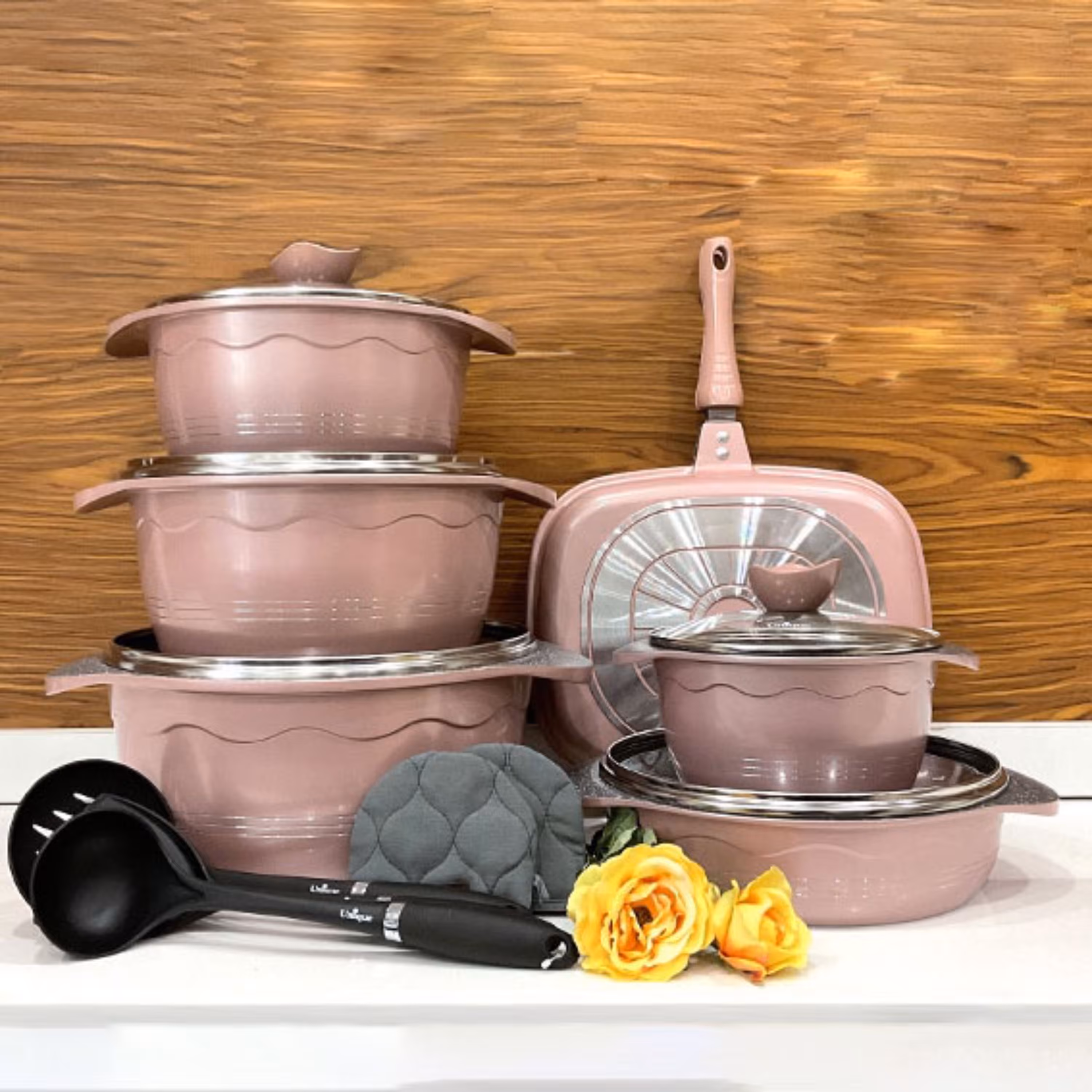 سرویس قابلمه یونیک 15 پارچه طرح بلا