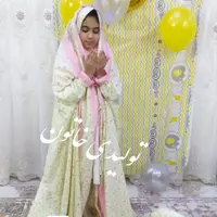 ست جشن تکلیف مدل فرشتگان گلدار