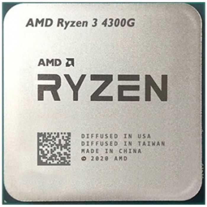 پردازنده CPU ای ام دی بدون باکس مدل Ryzen 3 4300G با سوکت AM4 و فرکانس 3.8 گیگاهرتز
