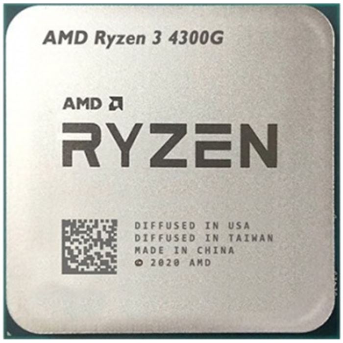 پردازنده CPU ای ام دی بدون باکس مدل Ryzen 3 4300G با سوکت AM4 و فرکانس 3.8 گیگاهرتز