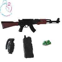 ست اسباب بازی تفنگ طرح کلاشینکف
