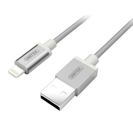 کابل تبدیل USB به لایتنینگ یونیتک مدل Y-C499ASL طول 1 متر