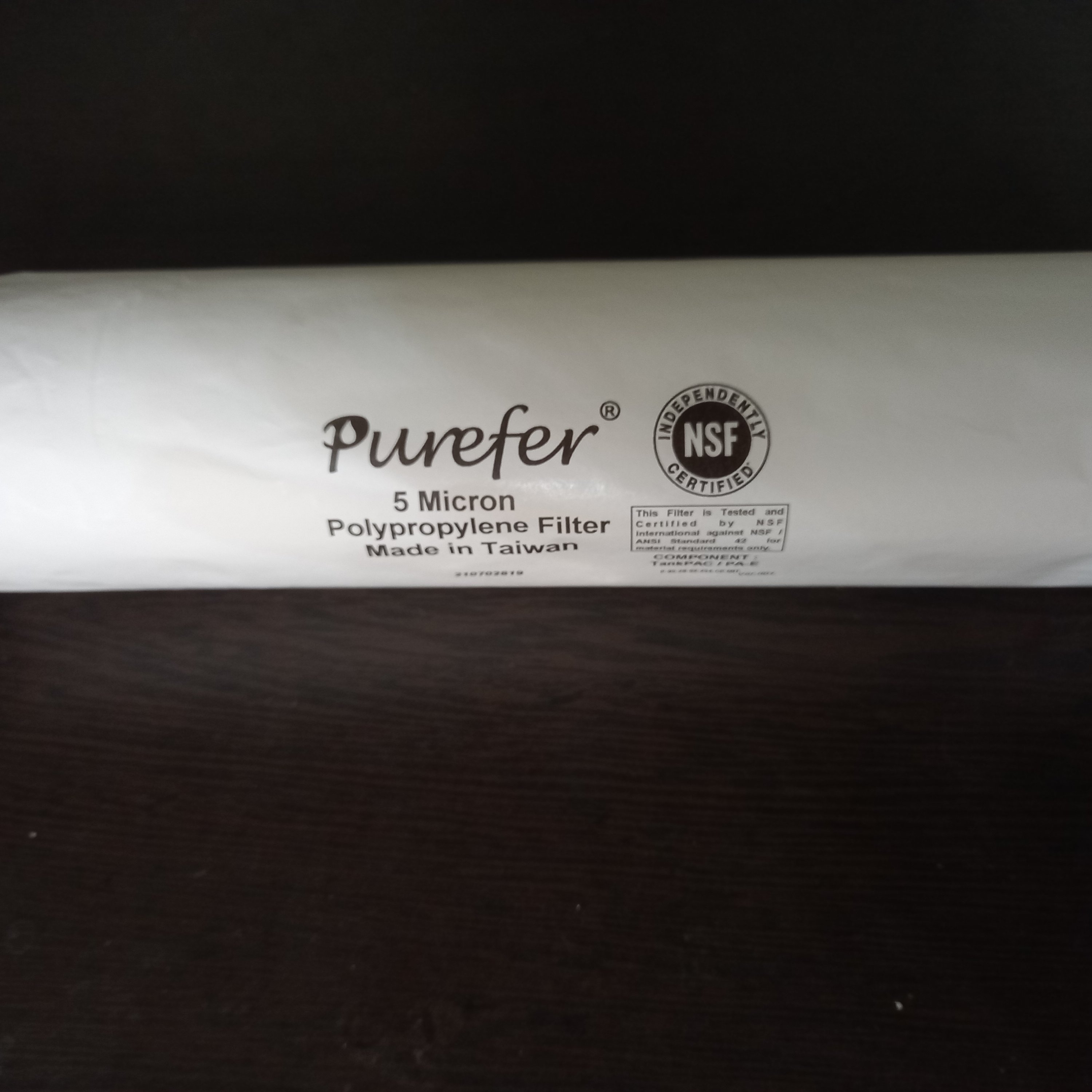 فیلتر مرحله اول (پیوریفر 5 میکرون  تانک پک تایوان)دستگاه تصفیه آب(ارسال رایگان)