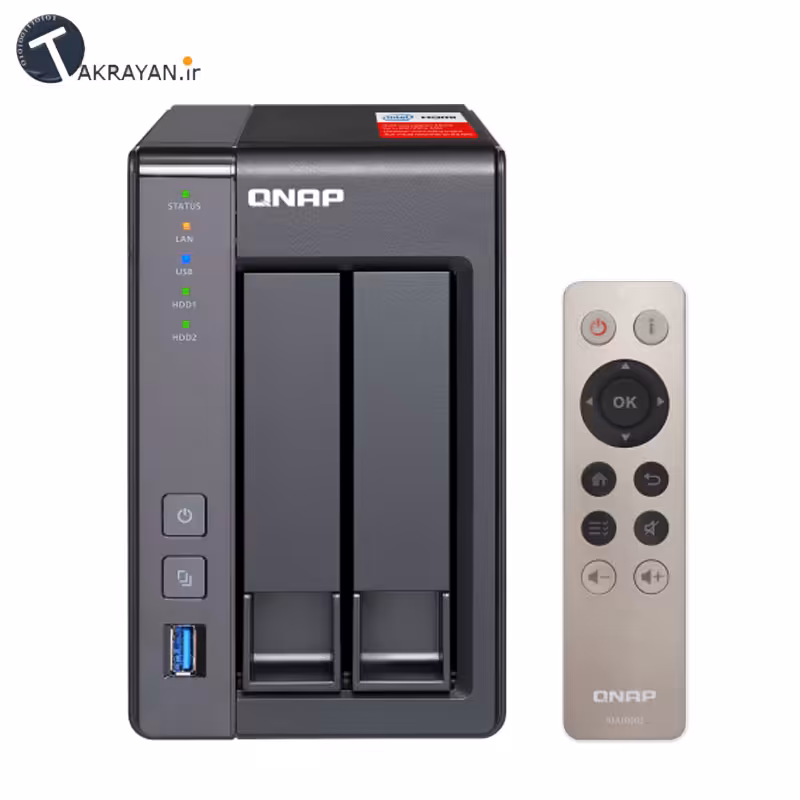 قیمت خرید NAS / ذخیره ساز تحت شبکه کیونپ QNAP TS-251  | Ram 2GB