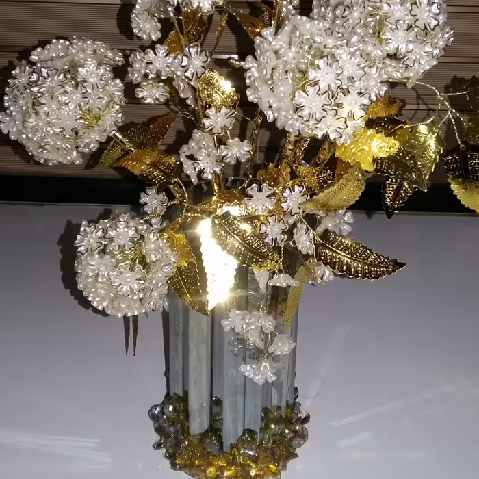 گل و گلدون کریستالی غرفه پرند خانوم