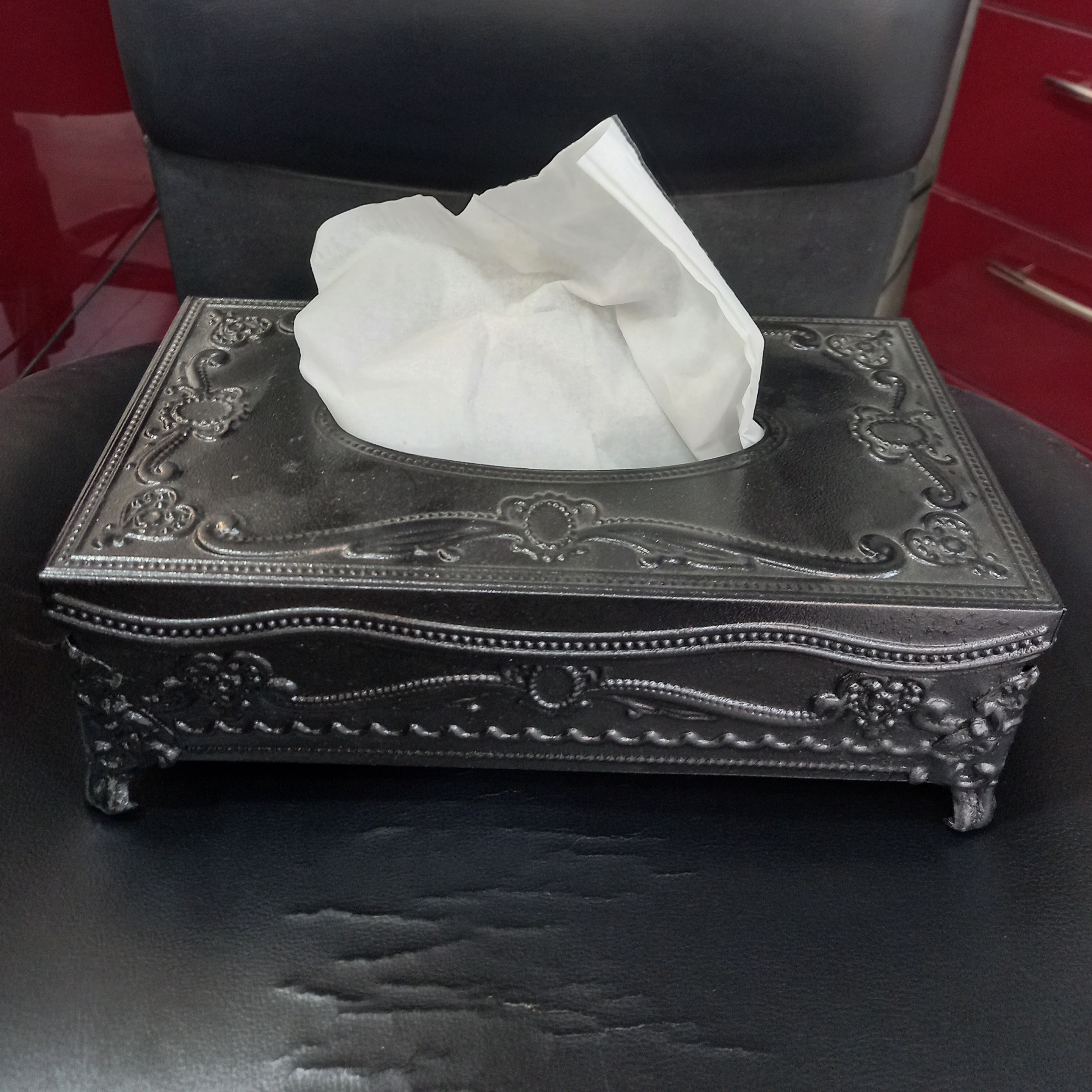 جا دستمال فلزی