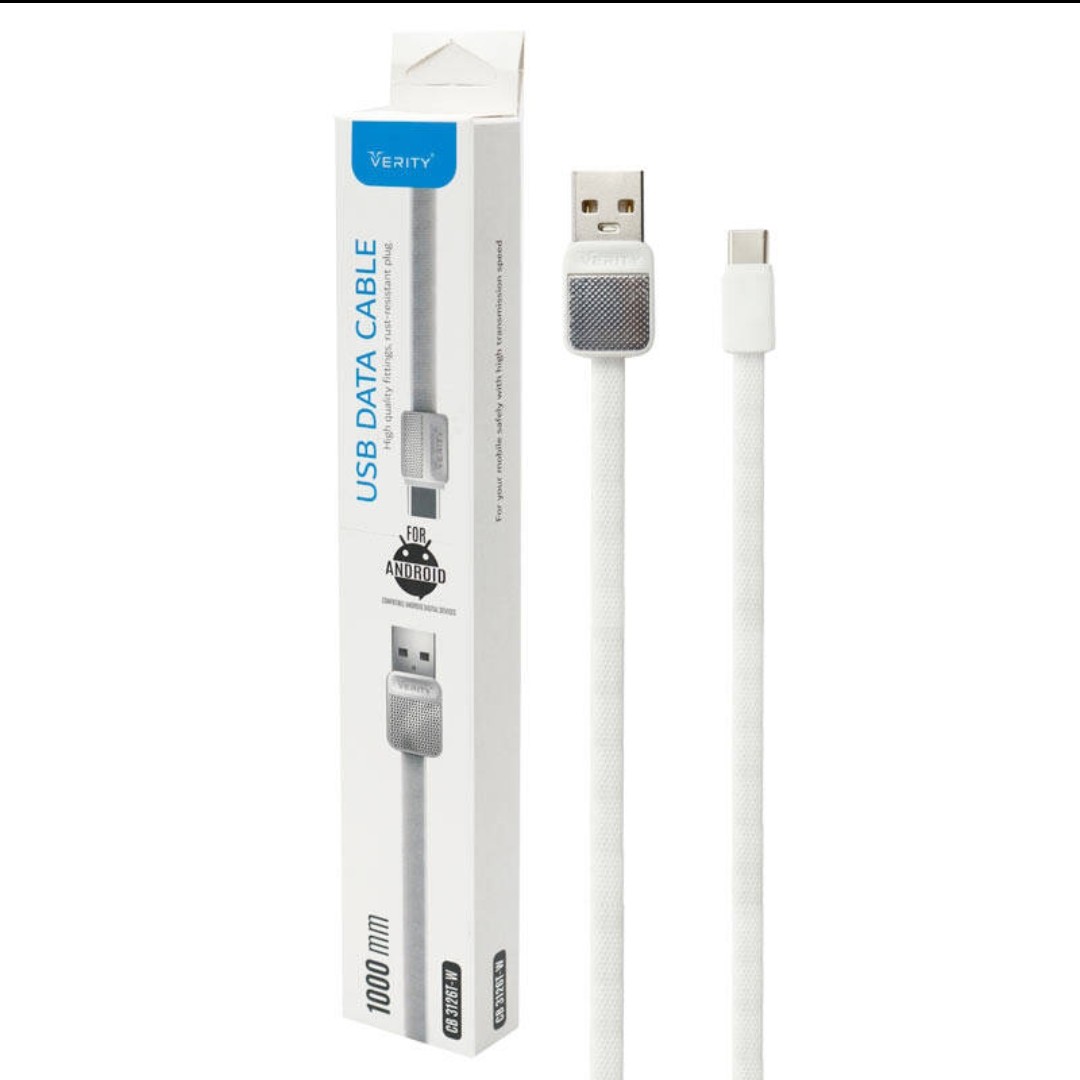 کبل شارژ  تایپc برند verity