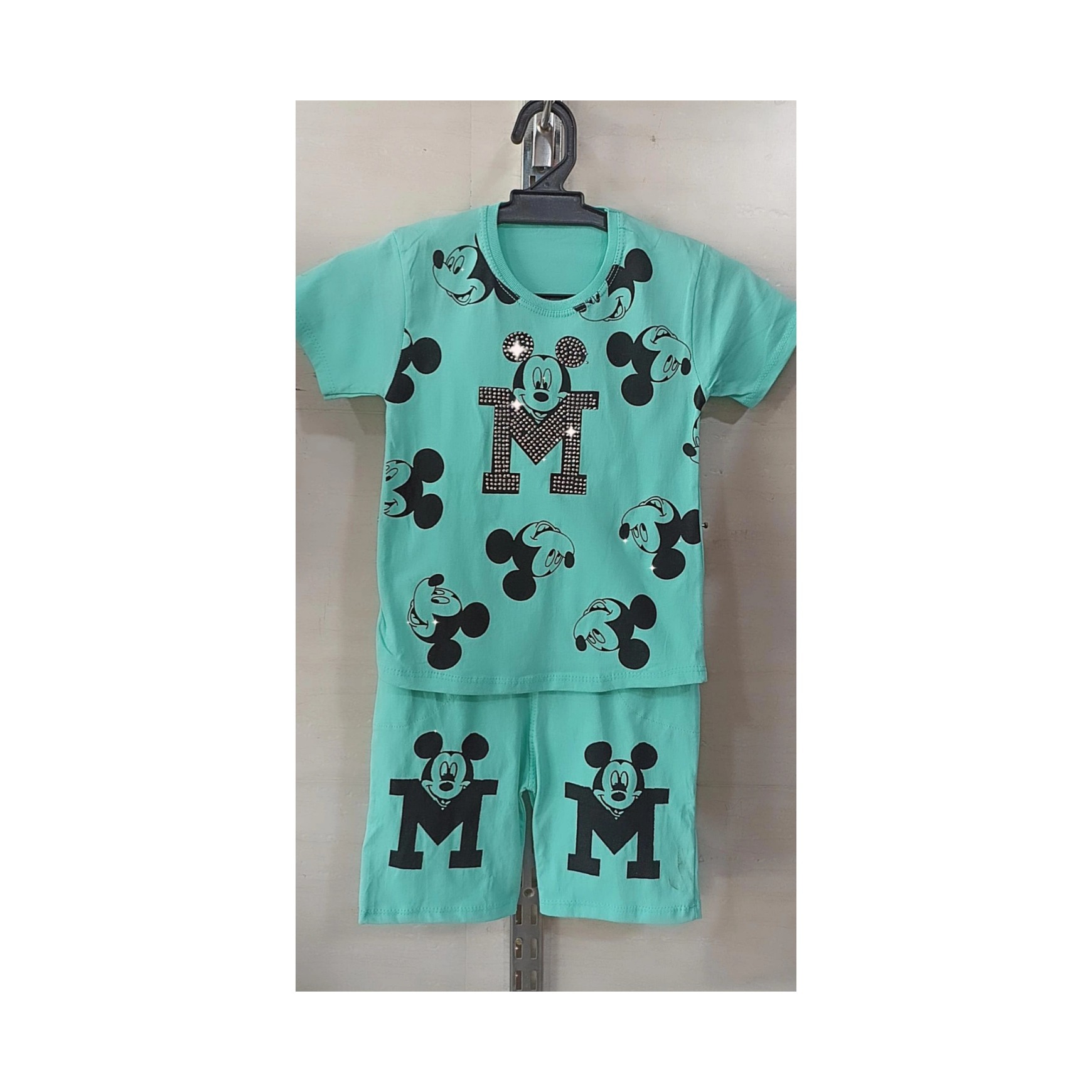 تیشرت و شلوارک دخترانه طرح میکی موس