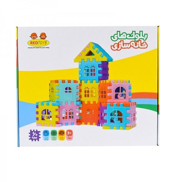 اسباب‌بازی بلوک‌های خانه سازی 60 قطعه 