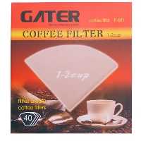 فیلتر کاغذی قهوه گتر 40 عددی سایز  1-2