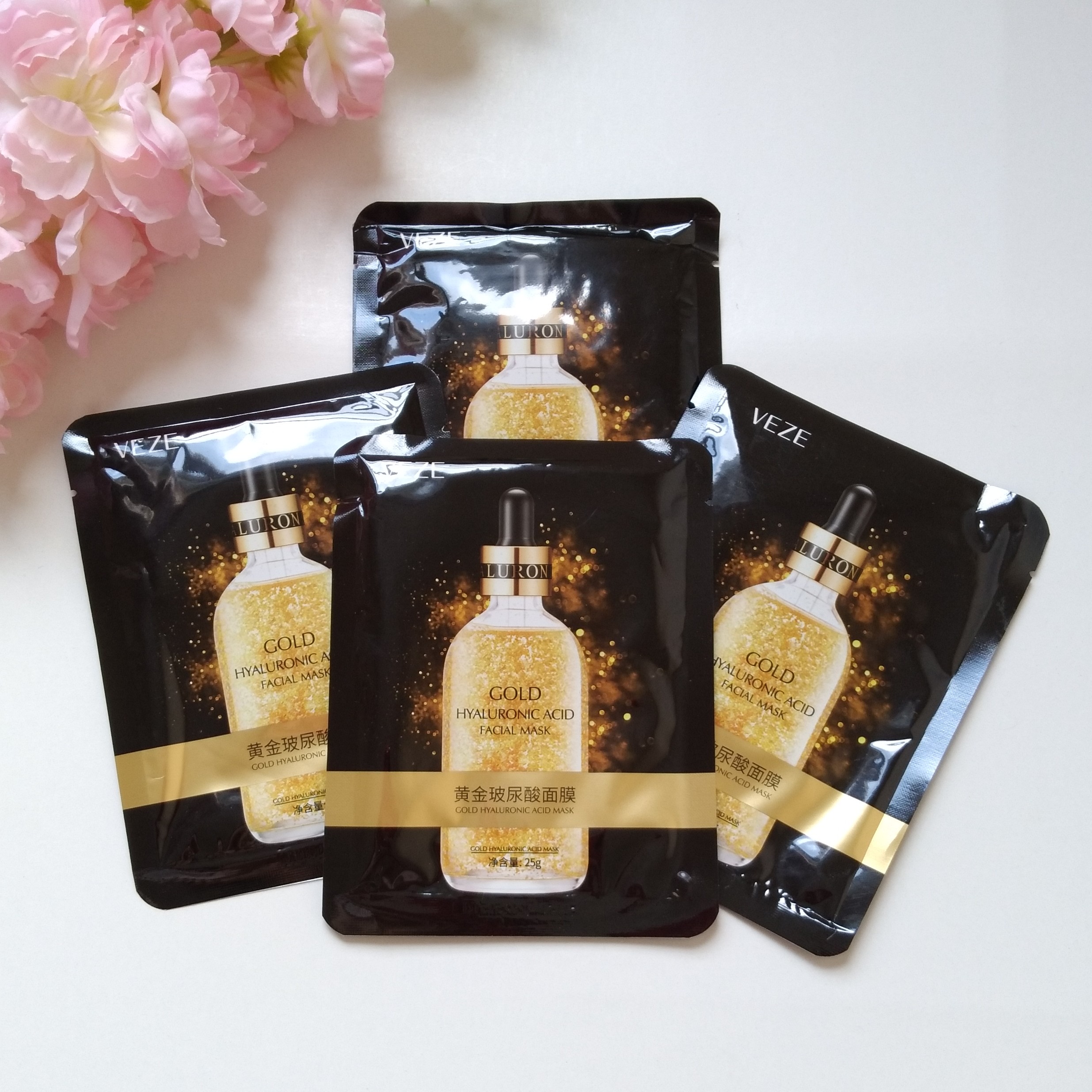 ماسک ورقه ای صورت سرم طلا