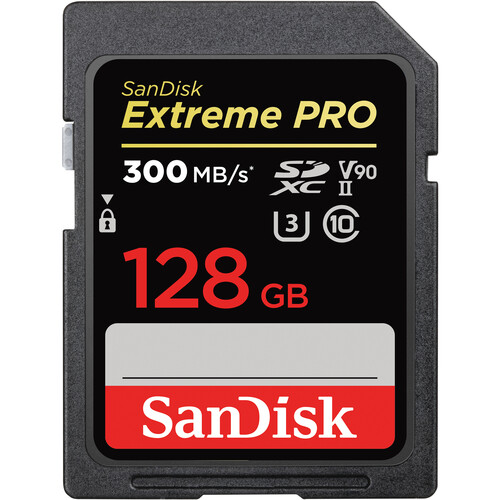 کارت حافظه برند سندیسک مدل   SanDisk 128GB Extreme PRO UHS-II SDXC 300MB/S 2000X