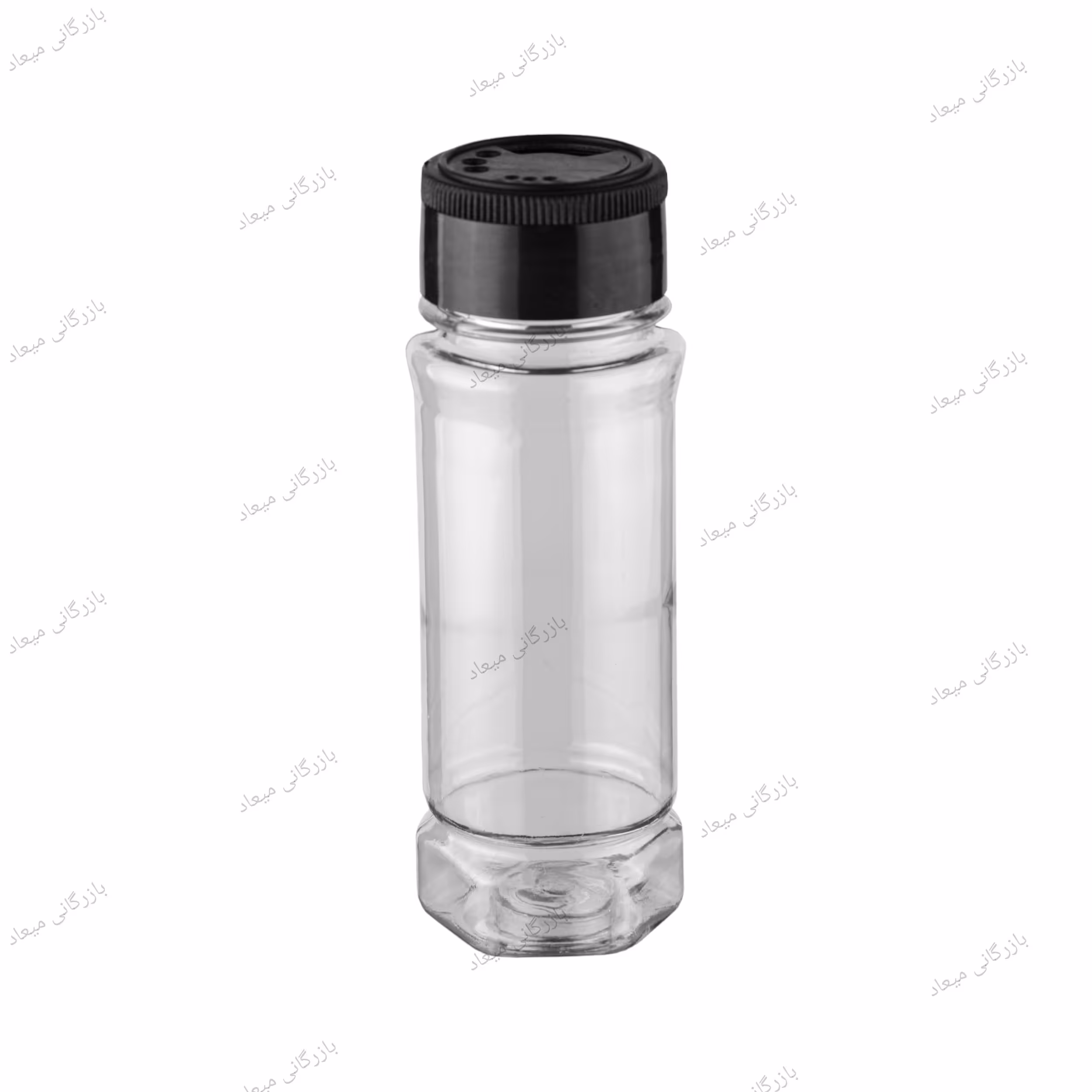 ادویه پاش بسته 100 عددی با درب 3 حالته - فروش عمده ظرف پت قوطی ادویه پاش بطری نمک پاش 80 گرمی