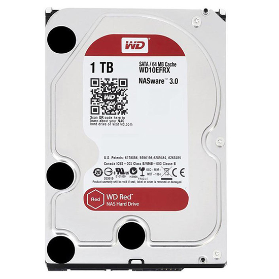 هارددیسک اینترنال وسترن دیجیتال مدل Red WD10EFRX ظرفیت 1 ترابایت - فروشگاه اینترنتی طیف سنتر