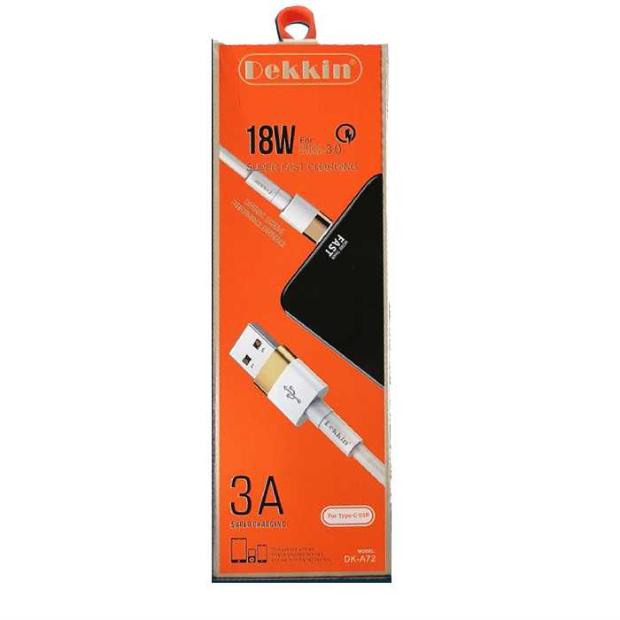 کابل تبدیل USB به Type-C دکین Dekkin DK-A72